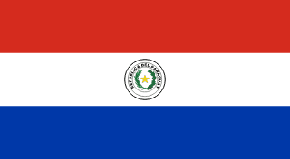teamfoto voor Paraguay